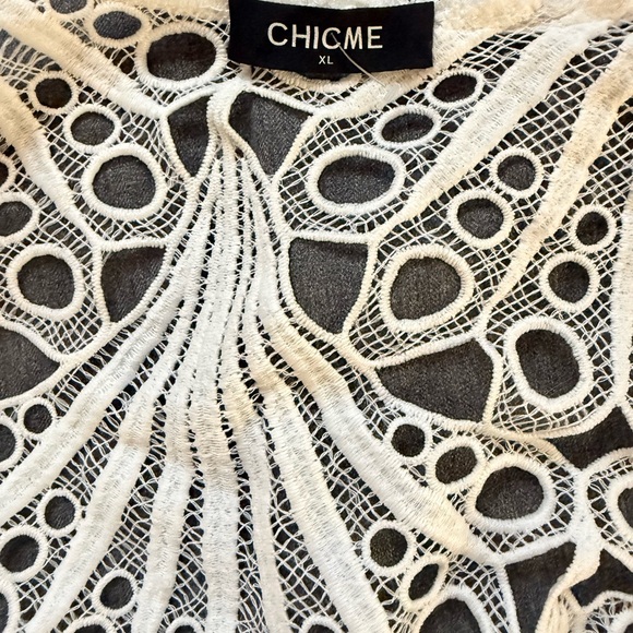 Romantic whimsical lace top size xl boho white - Picture 5 of 5